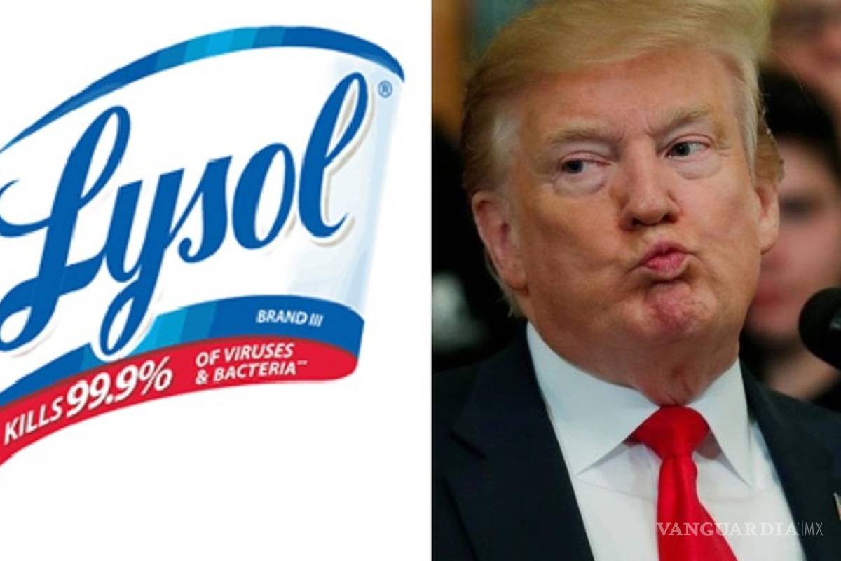 No se inyecten desinfectantes, advierte Lysol sobre declaración de Trump