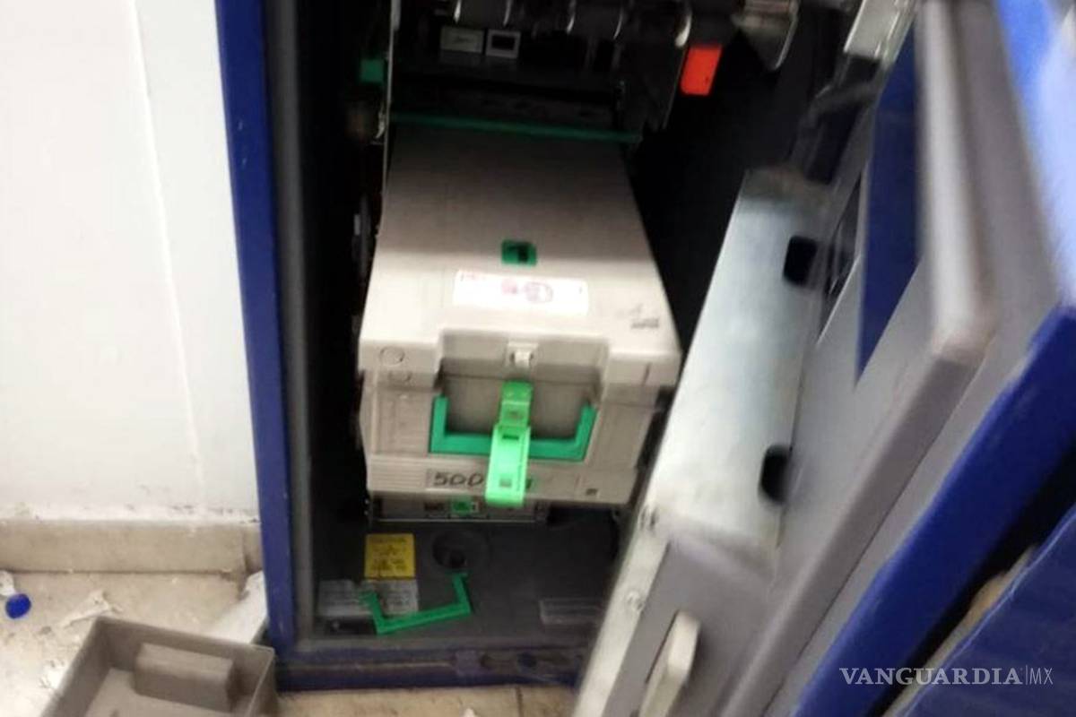 Saquean cajero de HSBC en empresa del ejido Brittingham de Gómez Palacio, Durango