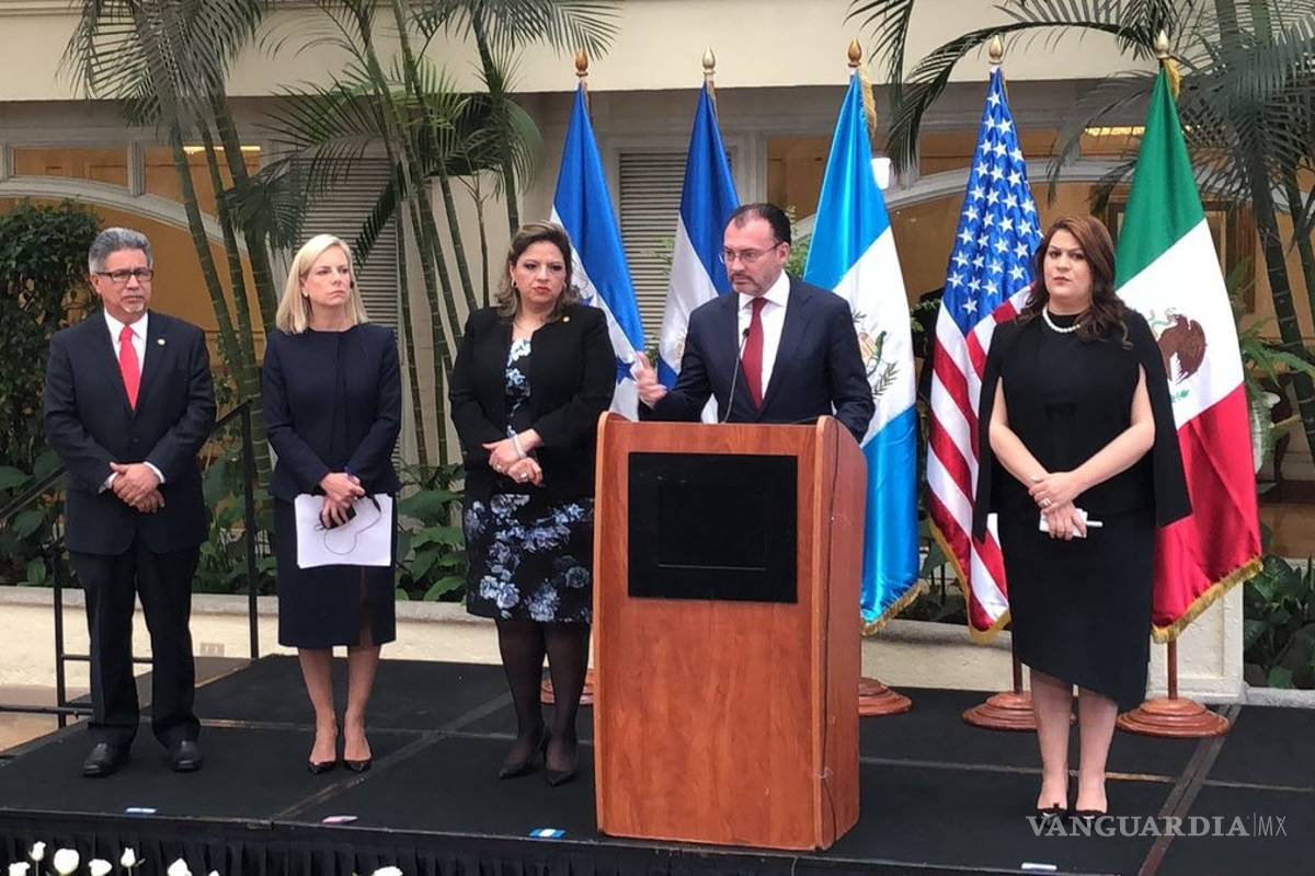 México, EU y Guatemala se unen contra migración ilegal