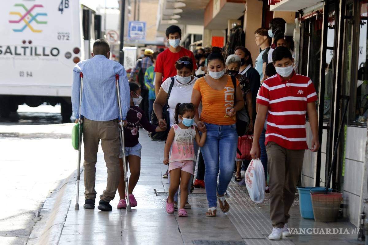 Centro de Saltillo con más casos activos de COVID-19; la SS y el call center desconocen procedencia de información