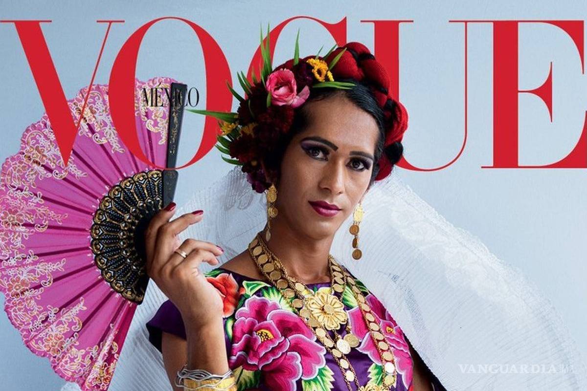 Sorprende Vogue México con portada protagonizada por una bella muxe