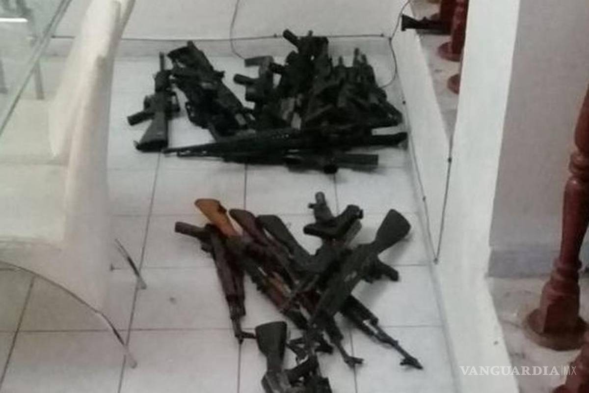 Arsenal y millones de pesos... esto es lo que encontraron en cateo a propiedad de 'El 8' ahijado de 'El Mencho' líder del CJNG