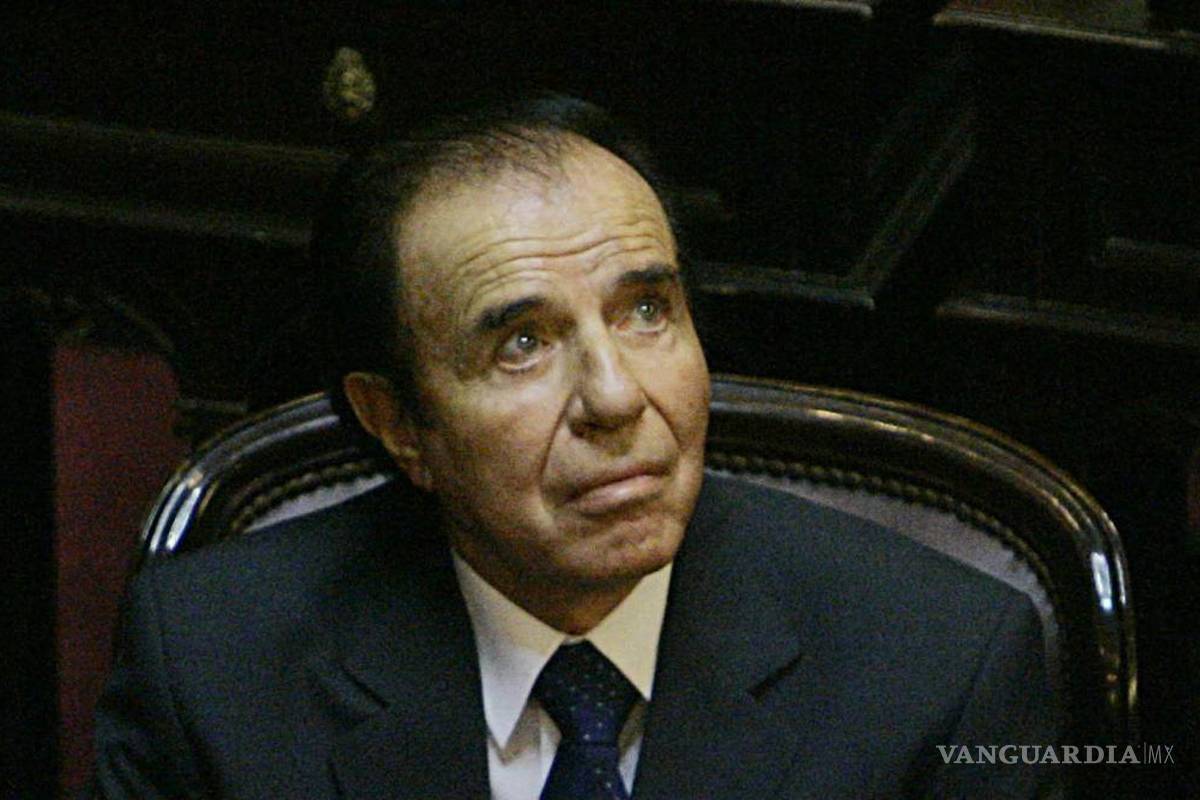 Dan cuatro años de cárcel a Carlos Menem, ex presidente argentino