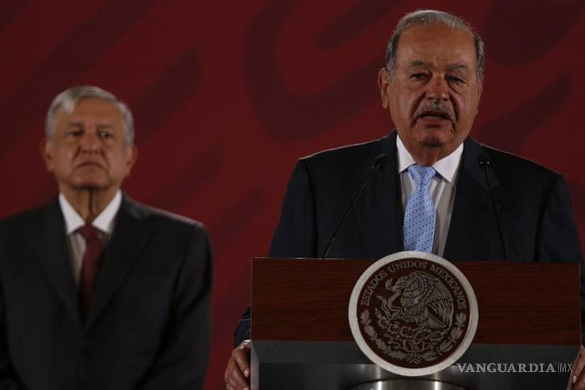 Slim respalda proyectos de AMLO, 'vamos a crecer pronto, tal vez no este año, es intrascendente'
