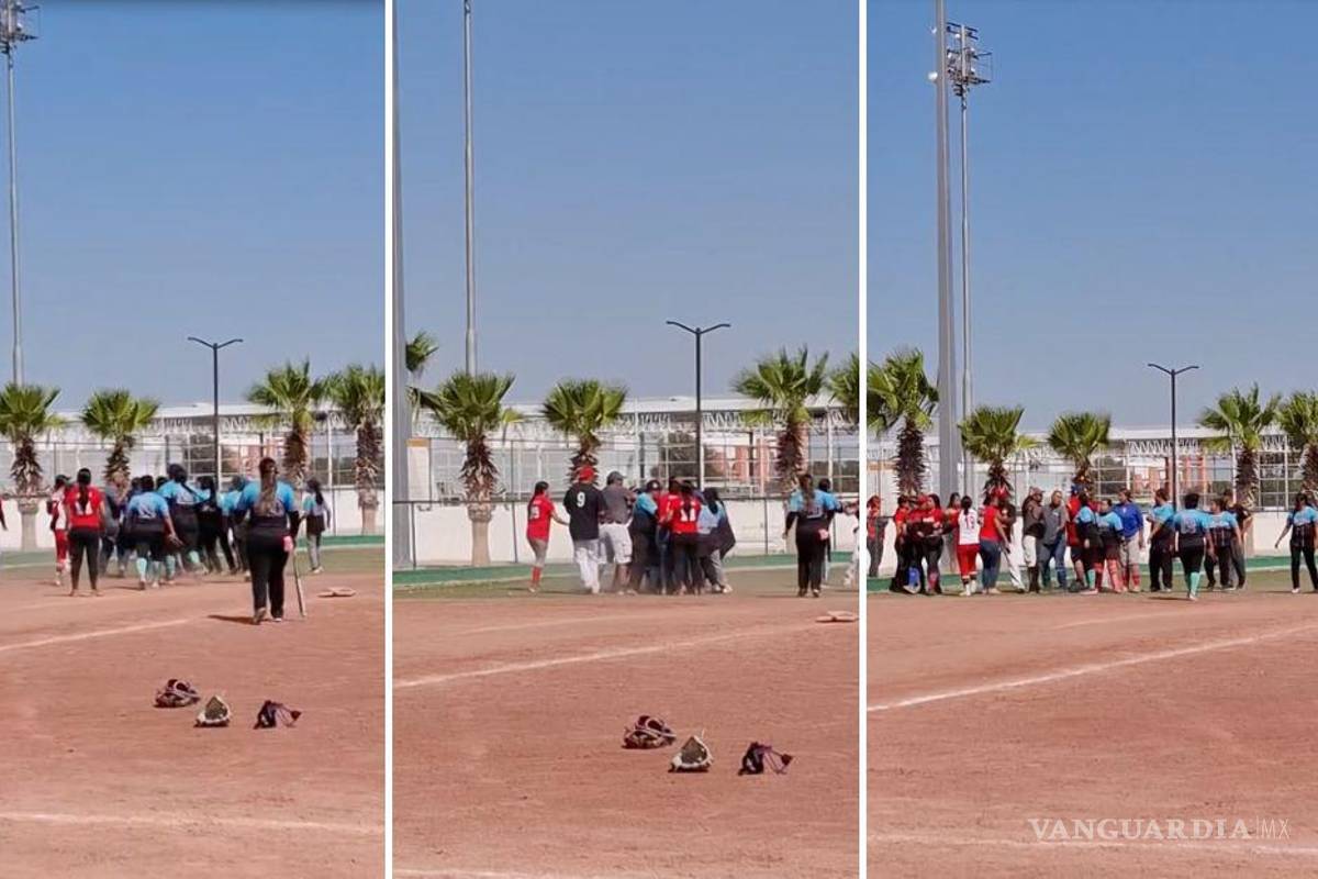Jugadoras de softbol serán sancionadas tras riña en Monclova (video)