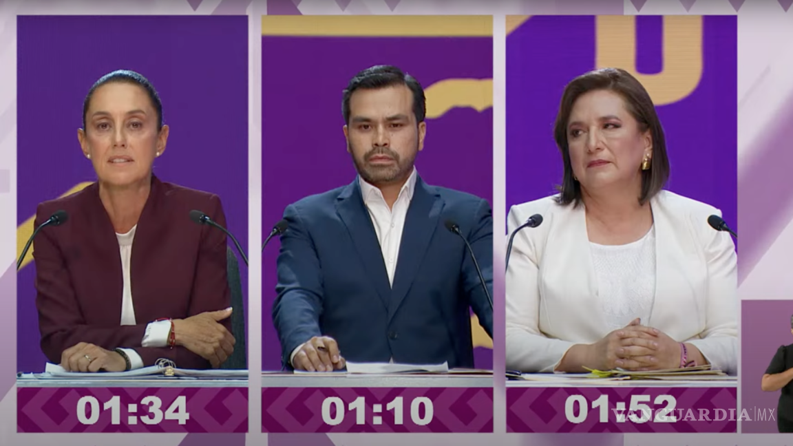 Candidatos presidenciales dejan fuera propuestas de obras para Coahuila y el norte del país en primer debate
