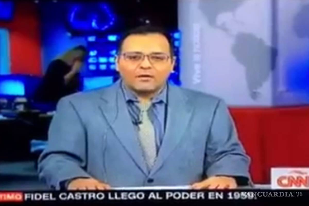 “Fidel Castro ha murido”: Presentador de CNN comete error al aire
