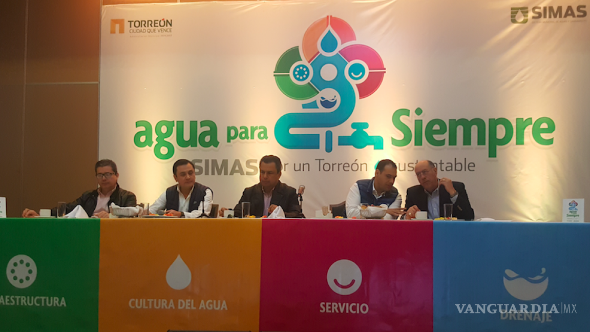 Presenta Simas Torreón campaña “Agua para siempre”