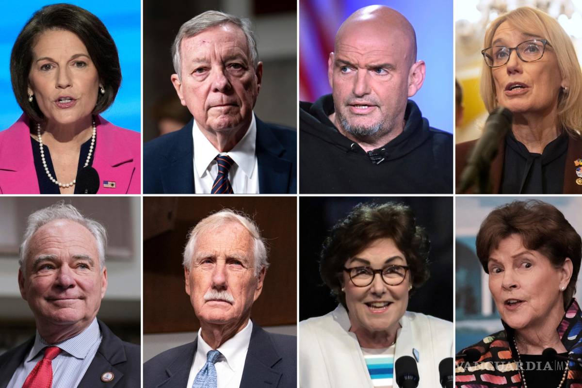 $!Estos son los ocho senadores que enfrentan críticas del Partido Demócrata por su acuerdo para poner fin al cierre del gobierno.