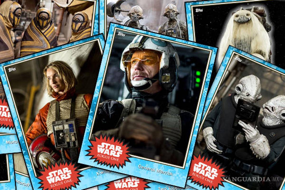 Muestran nuevas imágenes de ‘Star Wars’ en tarjetas