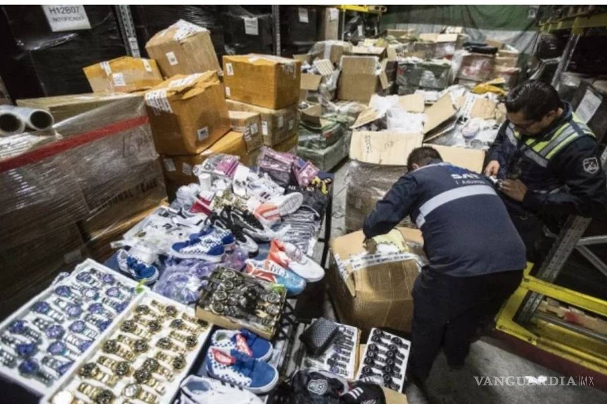Golpe a piratería en aeropuerto: decomisan toneladas de falsos Nike,Gucci y Rolex