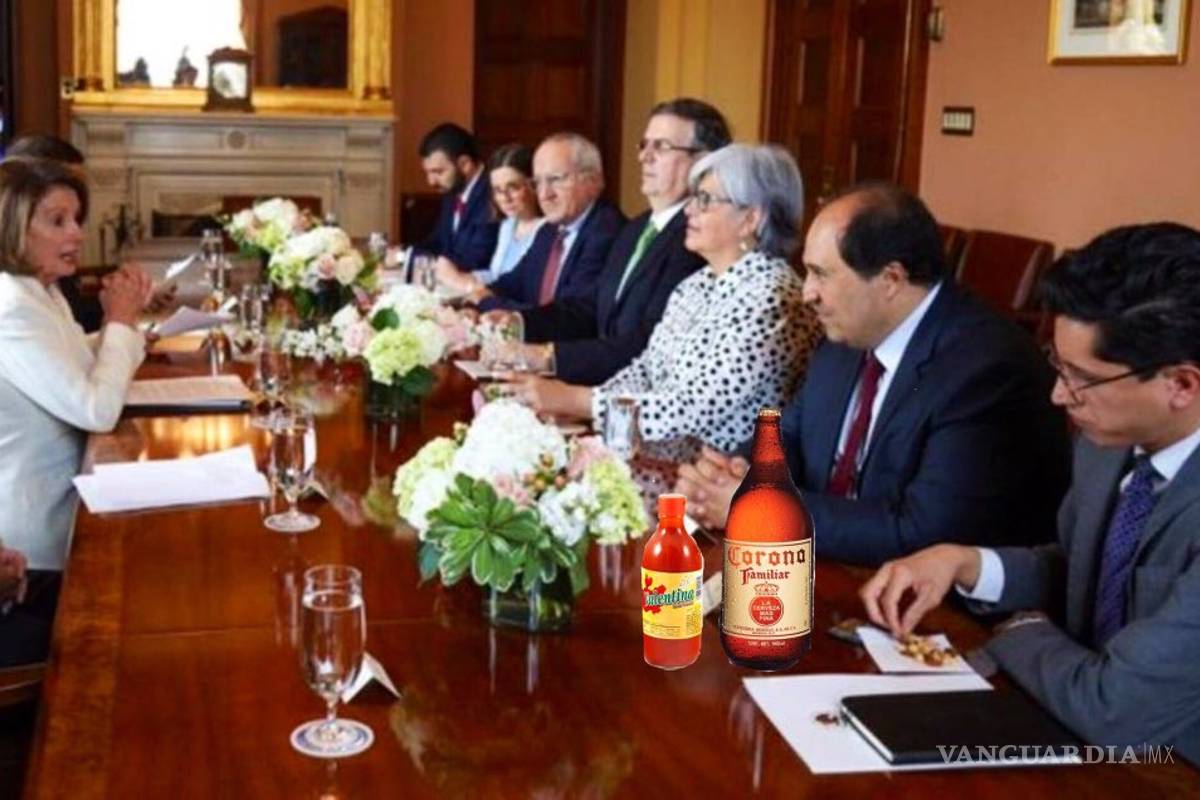 Bautizan '#LordCacahuates' a funcionario de SRE tras reunión de Ebrard con Pelosi