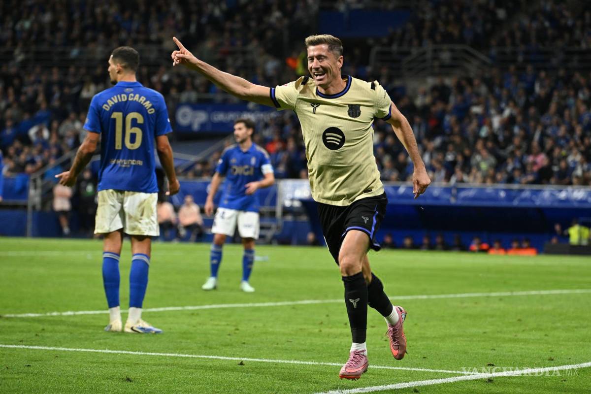 Barcelona remonta y vence 3-1 al Oviedo en LaLiga con goles de Lewandowski y Araújo