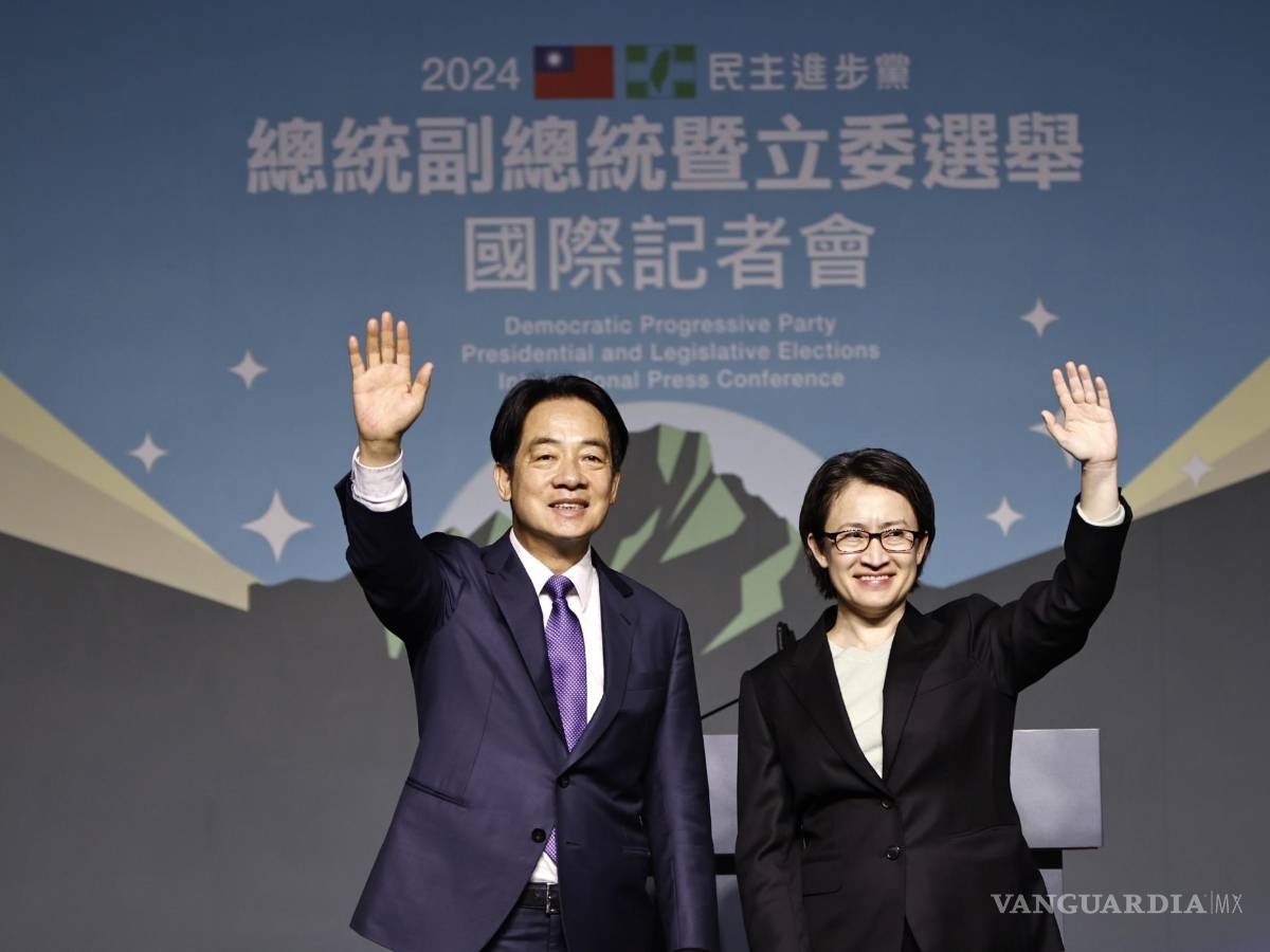 $!Gana Lai Ching-te las elecciones de Taiwan; EU se opone a independencia