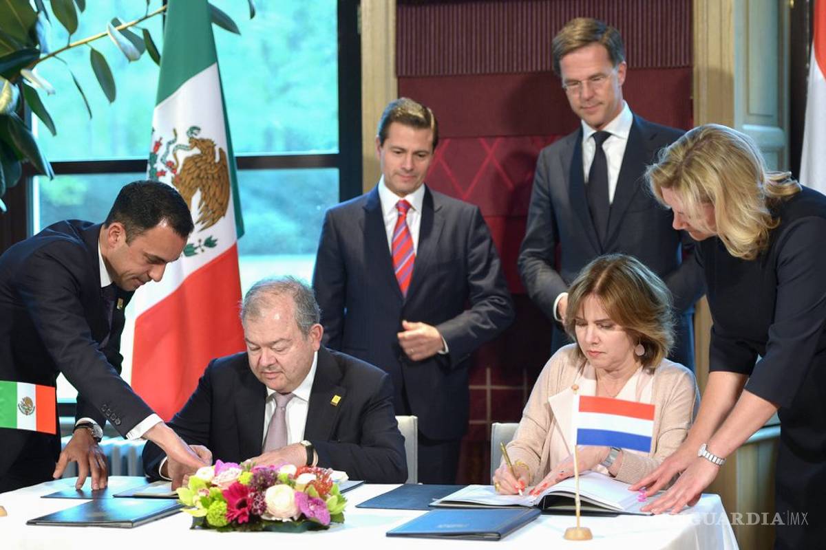 México y Países Bajos firman convenios de cooperación