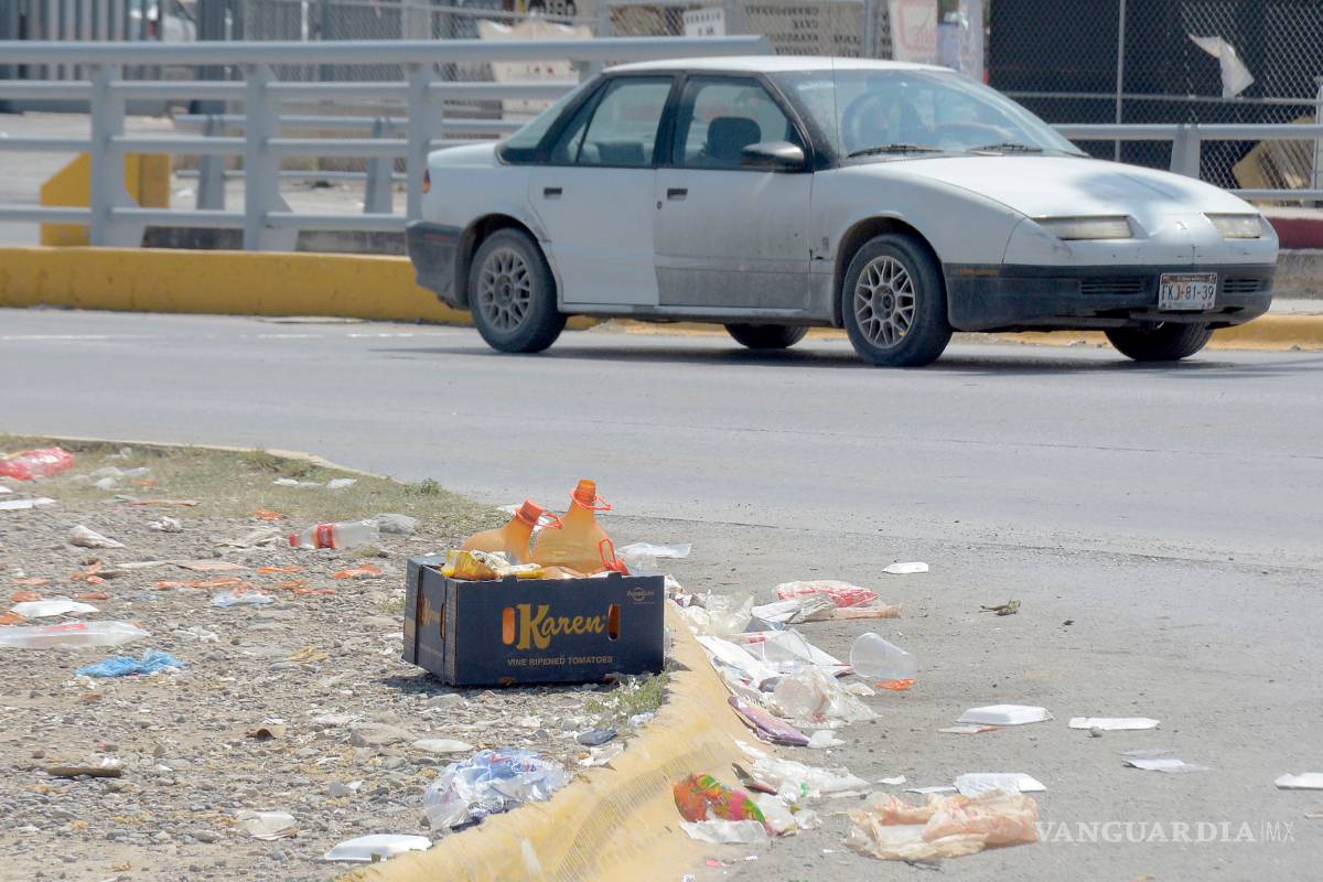 Tras mitin priísta dejan 'basurero' en Parque de las Maravillas en Saltillo