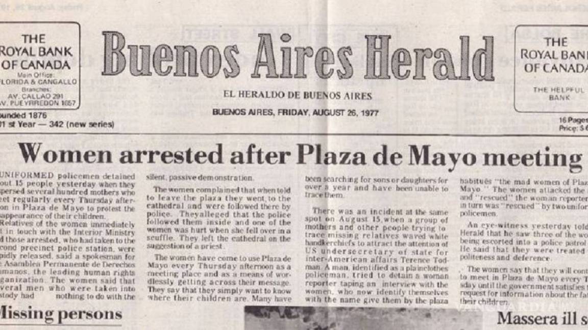 $!Tras casi 141 años de historia, cierra el "Buenos Aires Herald”