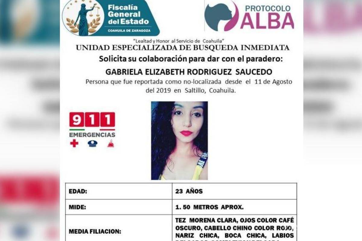 Van 4 casos que pasan de la desaparición al feminicidio en Coahuila