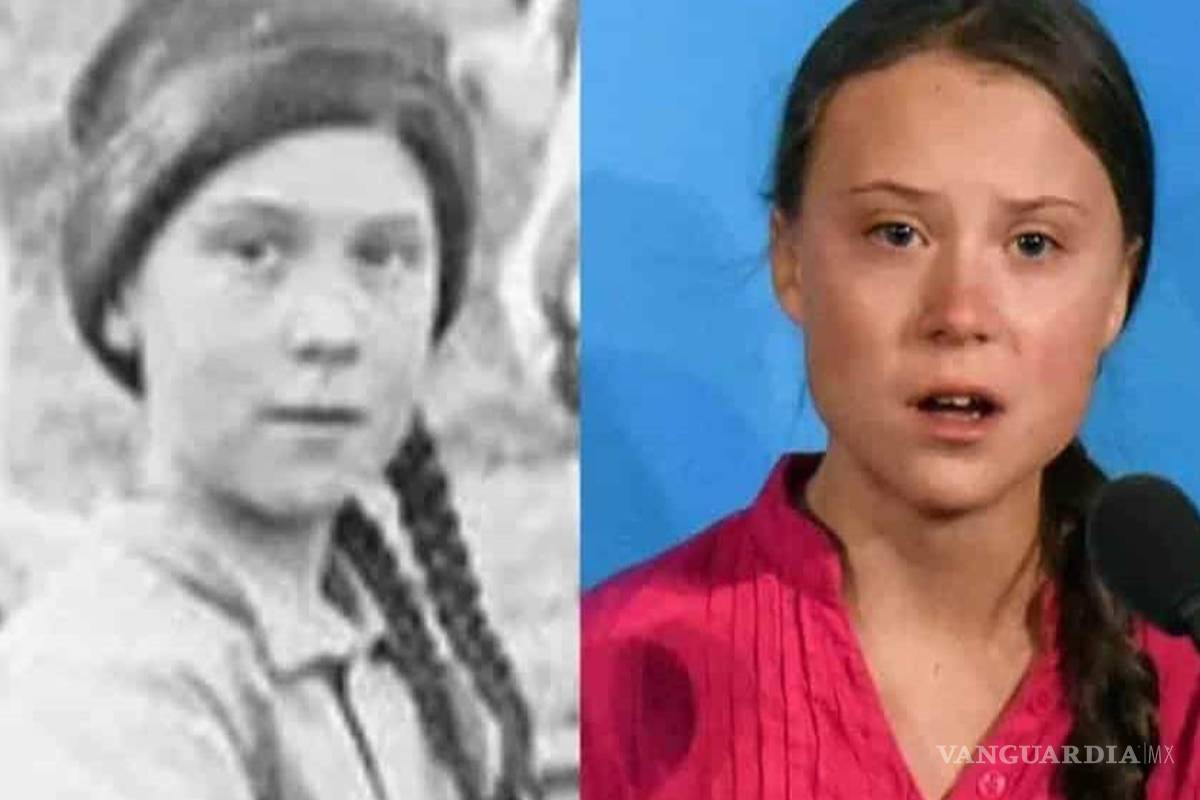 Encuentran a Greta Thunberg en fotografía de 1898; usuarios aseguran que viajó en el tiempo