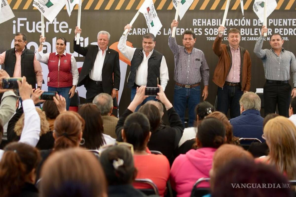 Anuncia Miguel Riquelme obras para todo Coahuila