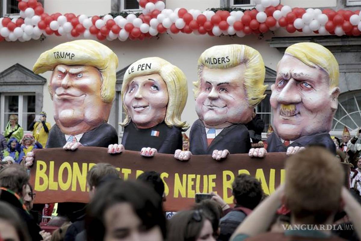 Carnaval en Alemania se mofa de Donald Trump