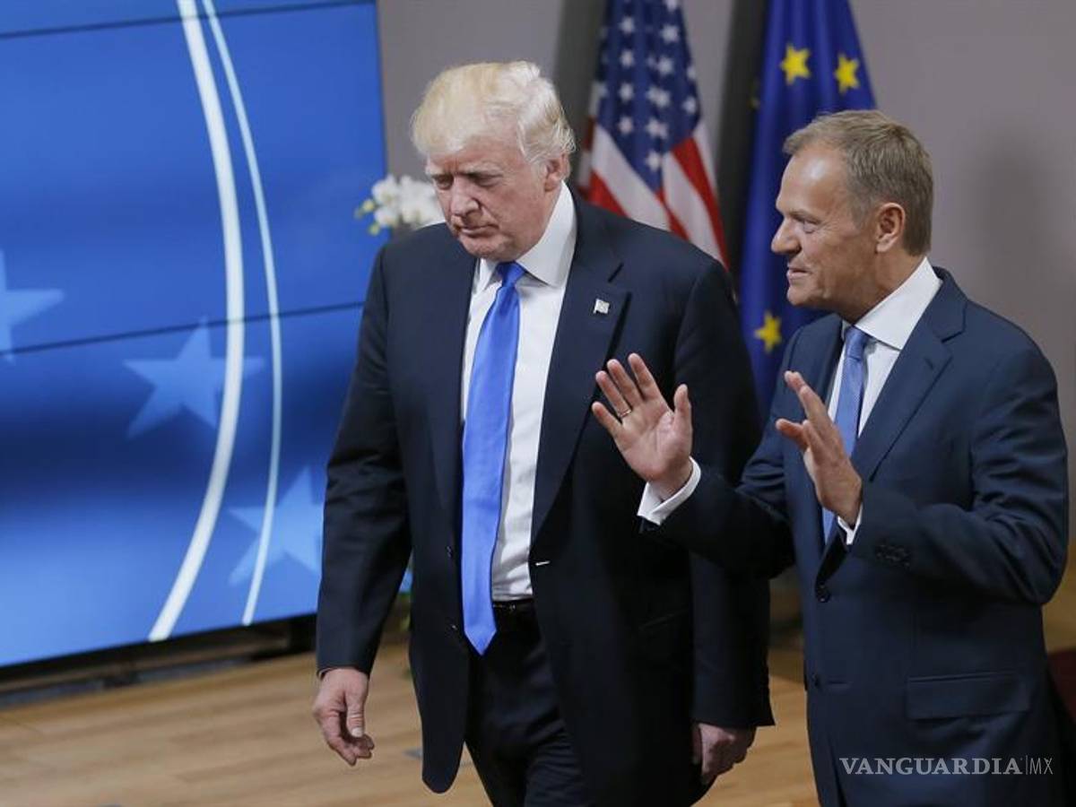 $!Discrepan Donald Trump y la UE&nbsp;sobre Rusia, clima y comercio