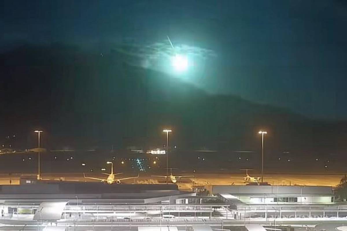 Un meteorito de color verde resplandeció en Australia con un estallido de luz y sonido