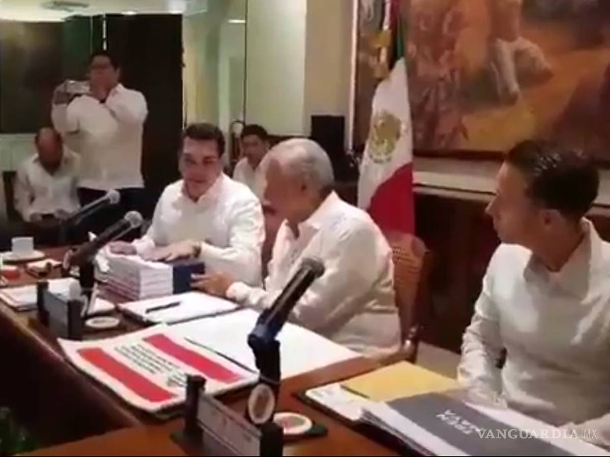 $!No atentaremos contra la ecología de la selva por el Tren Maya: AMLO