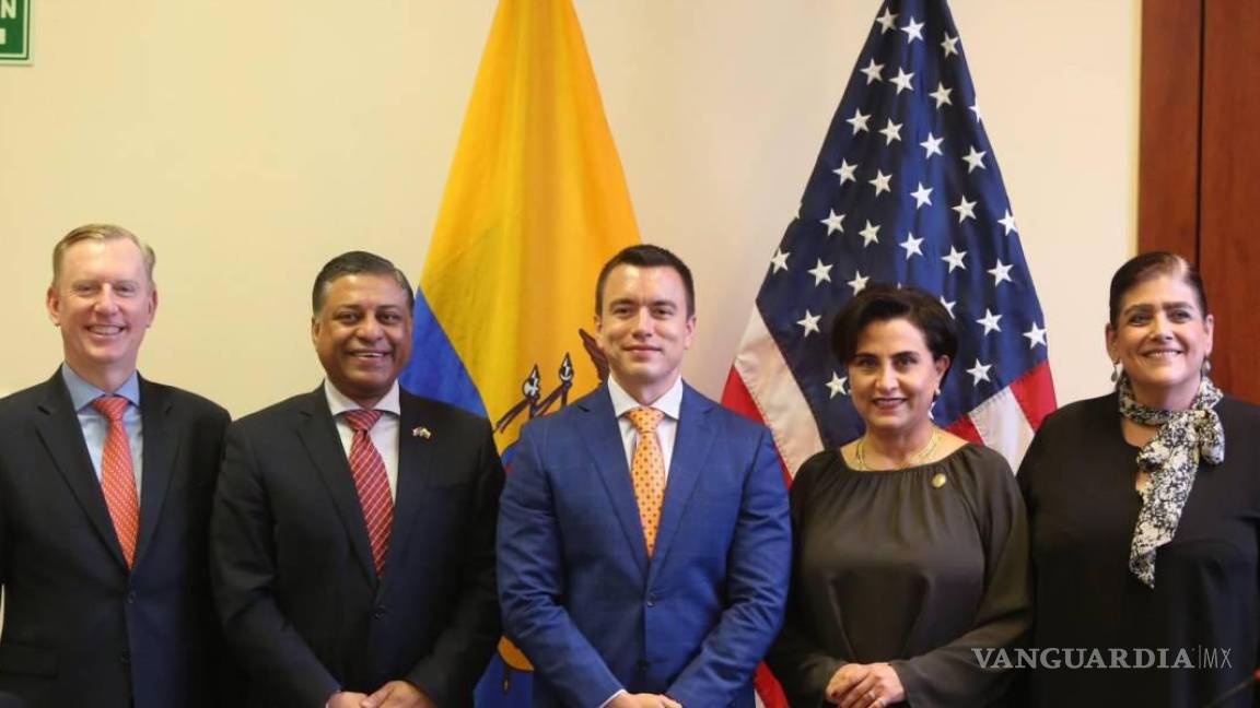 Analizan Noboa y jefe antidrogas de la Casa Blanca apoyo para combatir al narcotrafico en Ecuador