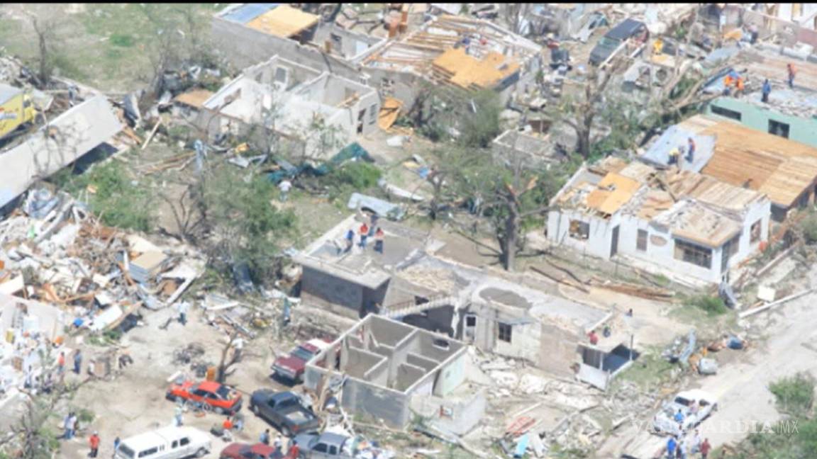 $!La estela de destrucción que quedó, nos da la dimensión de los daños.