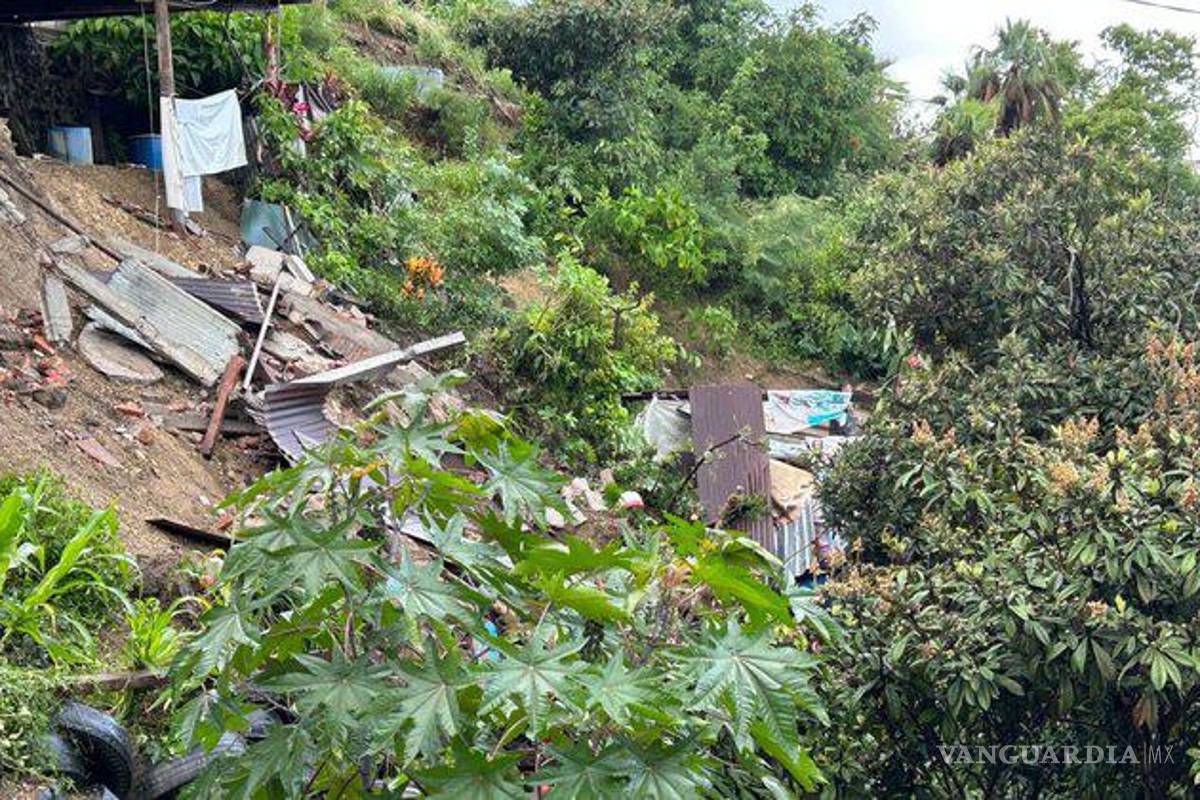Tres niñas mueren en derrumbe ocasionado por lluvias en Jiutepec