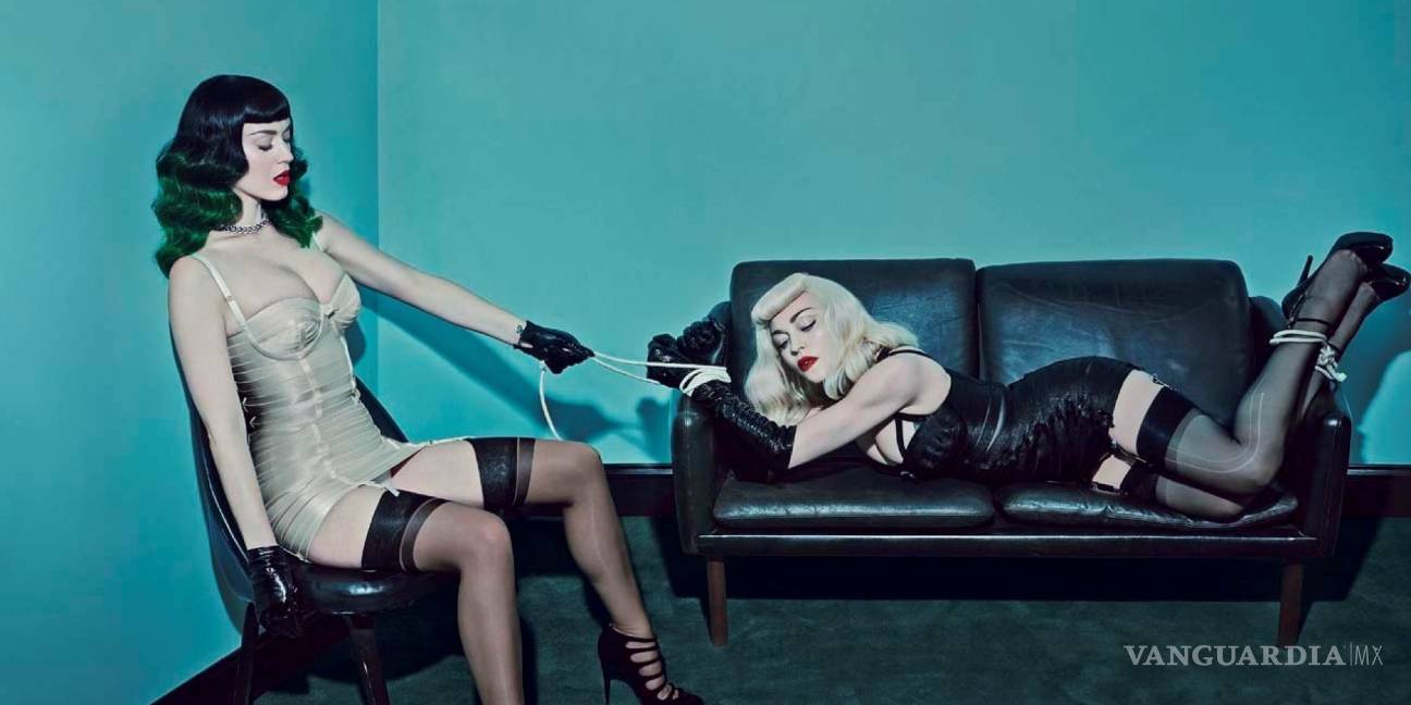 Madonna simula sexo duro con la cantante Katy Perry