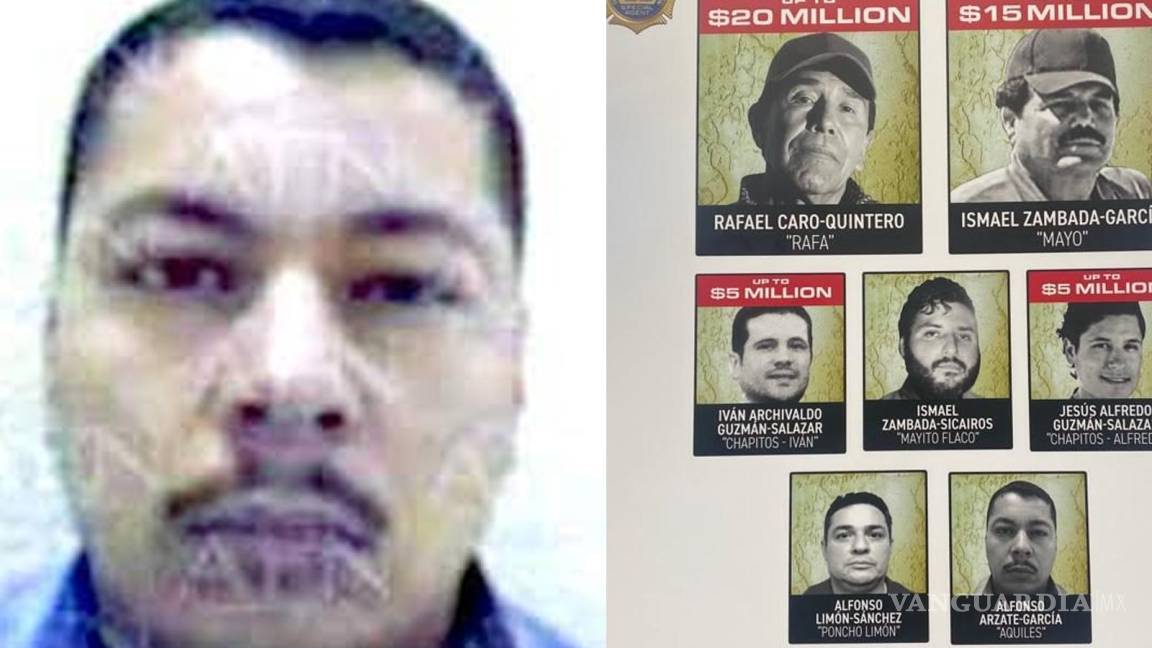 ¿Quién es ‘El Aquiles’?... peligroso jefe de sicarios que es buscado por la DEA junto a ‘El Mayo’ Zambada y Caro Quintero