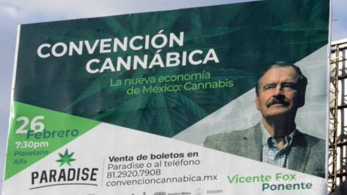 Vicente Fox encabeza ponencias en convención de mariguana en Nuevo León