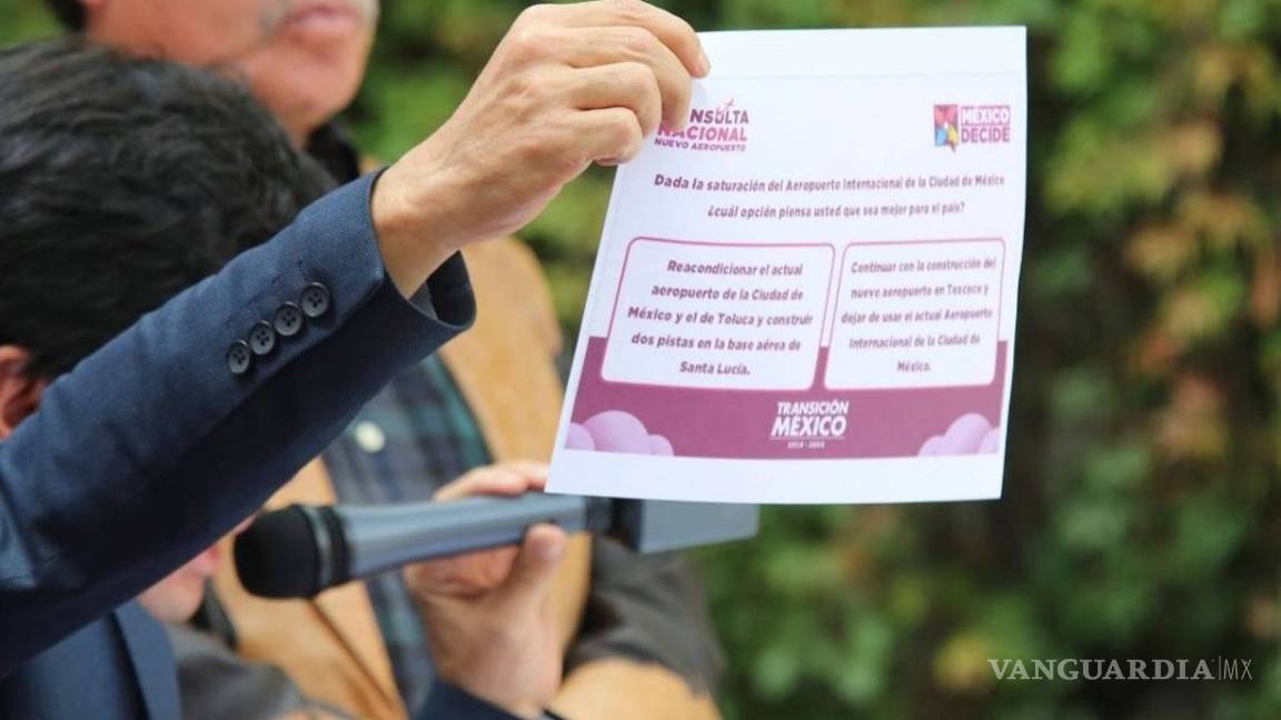 $!¿Dónde, cuándo y cómo será la consulta del Nuevo Aeropuerto? Aquí te decimos