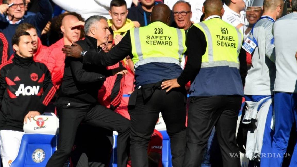 Mourinho explota y casi se agarra a golpes en pleno partido