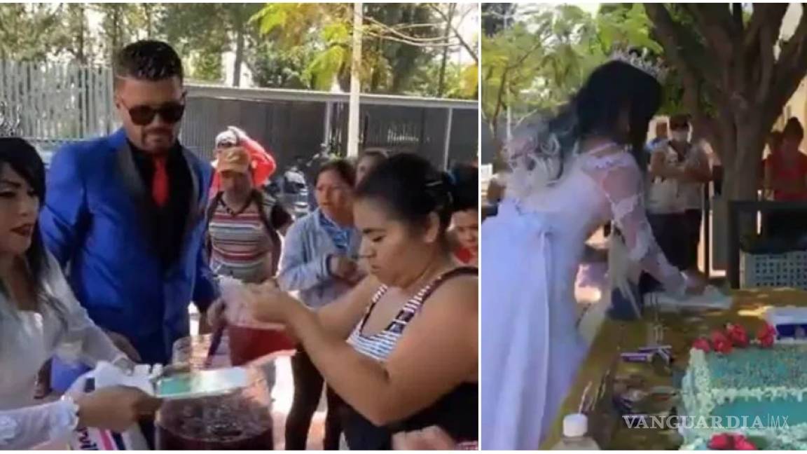 Pareja de Guanajuato pospone su fiesta de boda por COVID-19 y dona banquete a un hospital