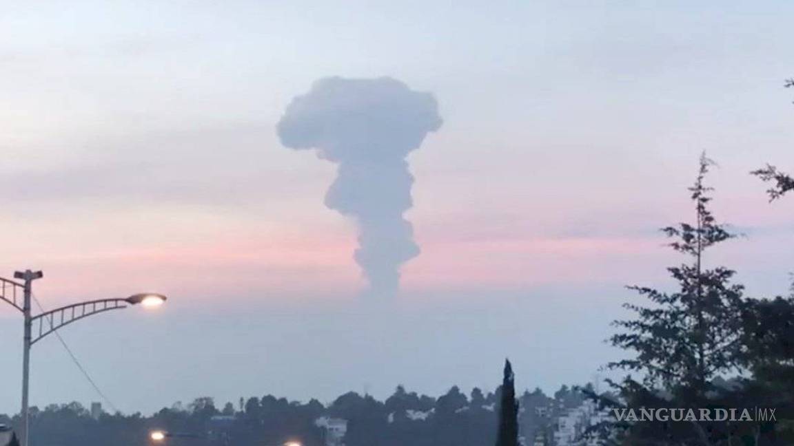 Volcán Popocatépetl madruga con explosión (VIDEO)