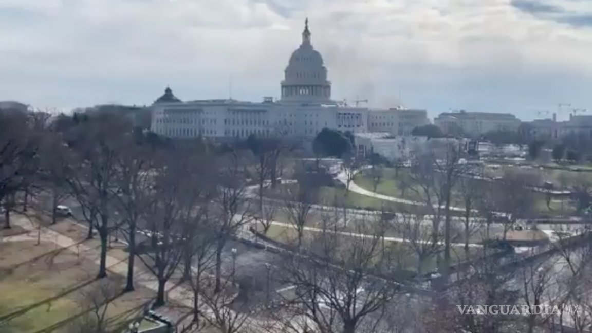 Capitolio de Estados Unidos es cerrado por amenaza de seguridad externa