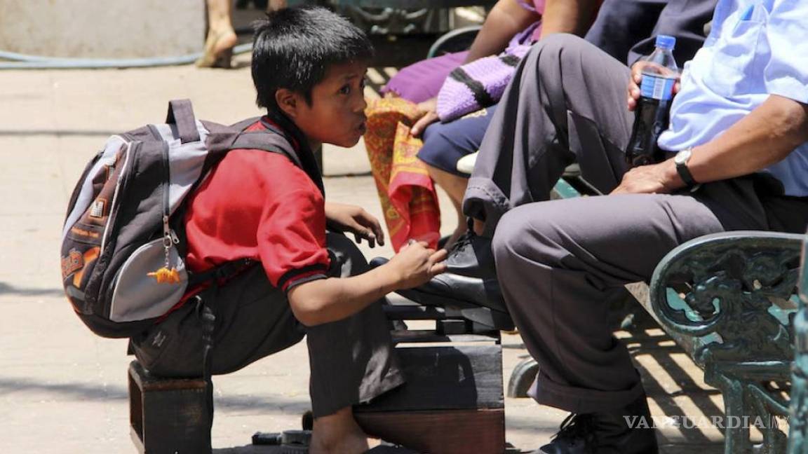 3.2 millones de niños trabajan en México para huir de la pobreza