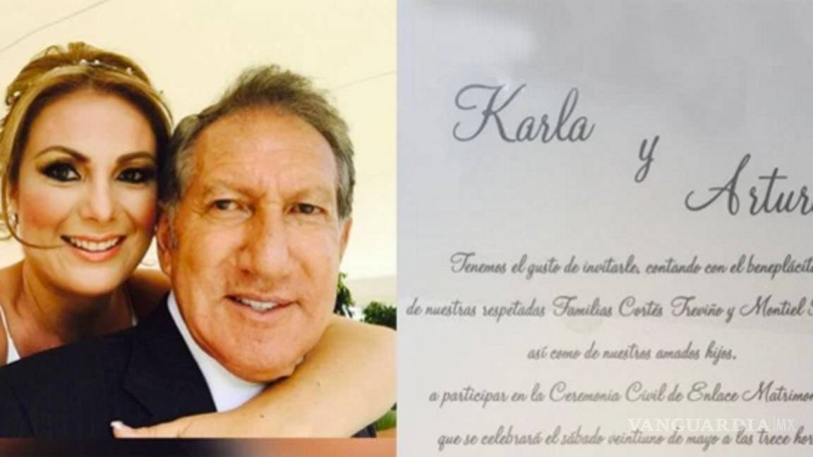 $!Arturo Montiel se casa por cuarta ocasión con exclusiva fiesta