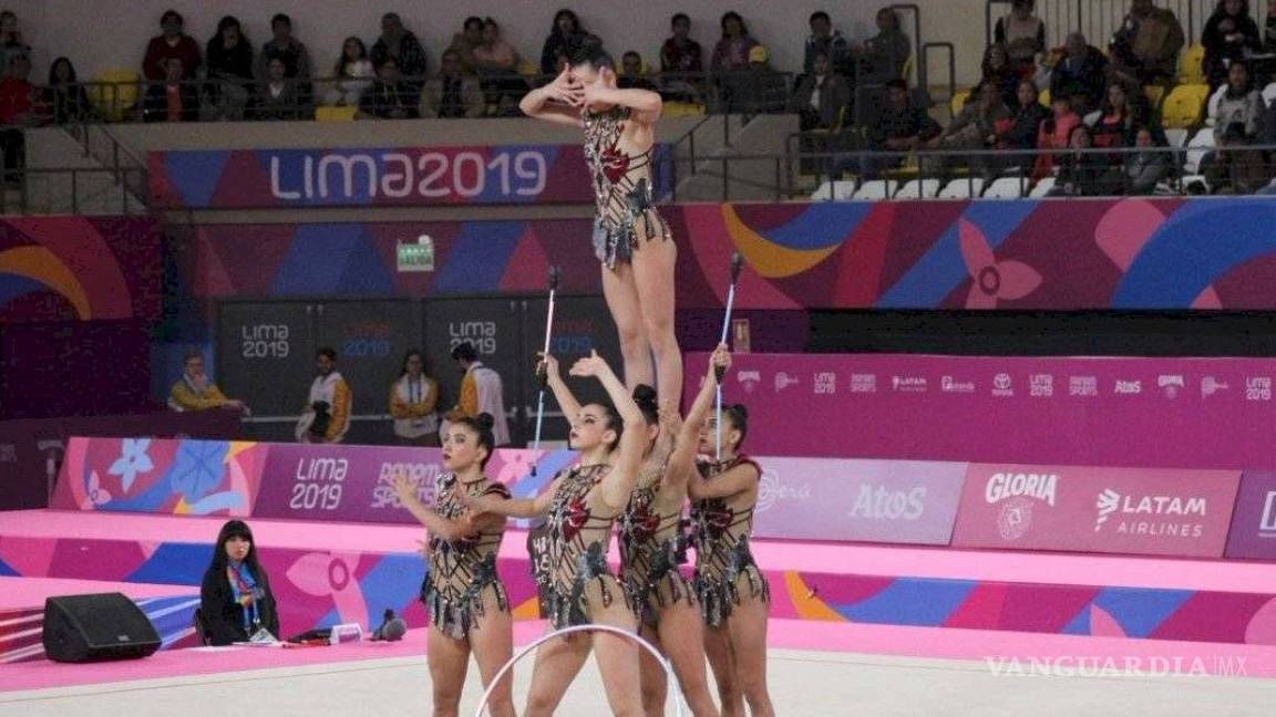 México se lleva el oro en gimnasia rítmica por equipos en los Juegos Panamericanos 2019