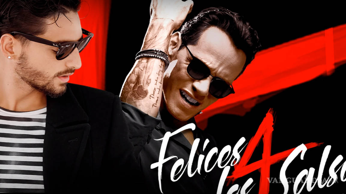 Maluma y Marc Anthony presentan la versión salsa de “Felices los 4”