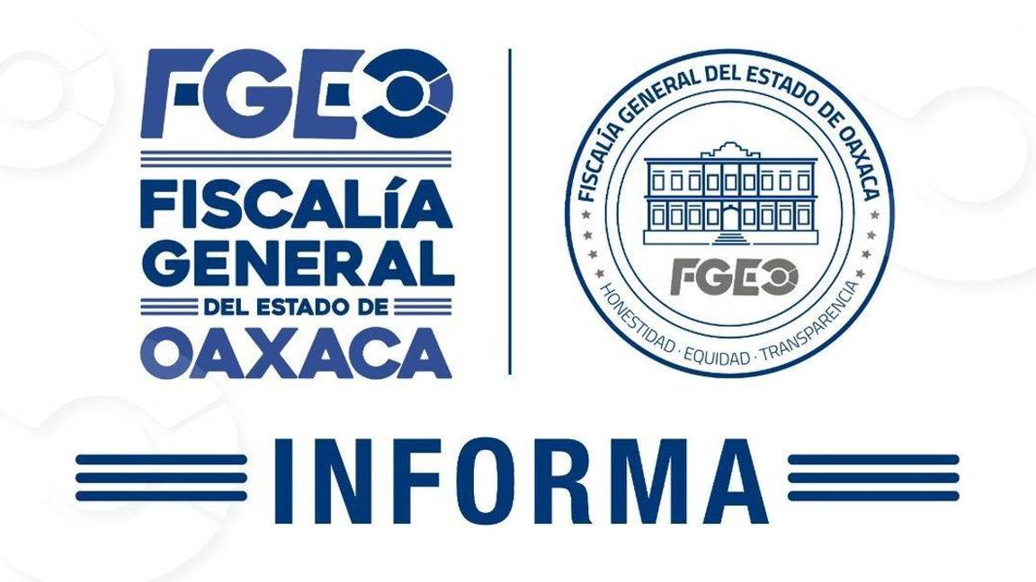 $!FOTO: FGE DE OAXACA