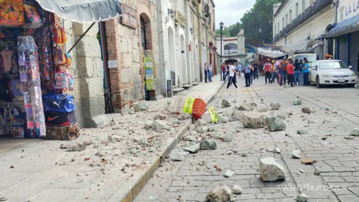 Estas son las imágenes del sismo de hoy en la CDMX y Oaxaca