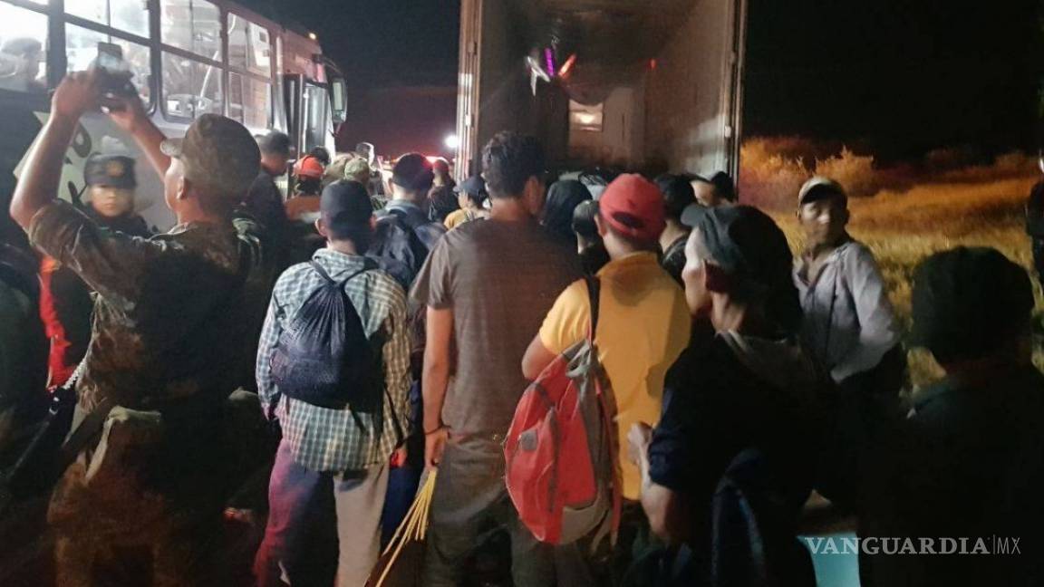 INM rescata a 324 migrantes tras operativo en Nuevo León