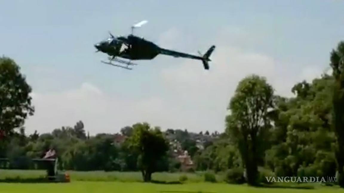 Dos heridos tras caída de helicóptero en la CDMX; serían actores de la serie 'El Señor de los cielos'