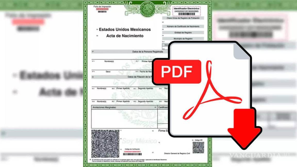 ¿Puedo descargar mi acta de nacimiento certificada en PDF?... así de sencillo y cuánto te cuesta por estado