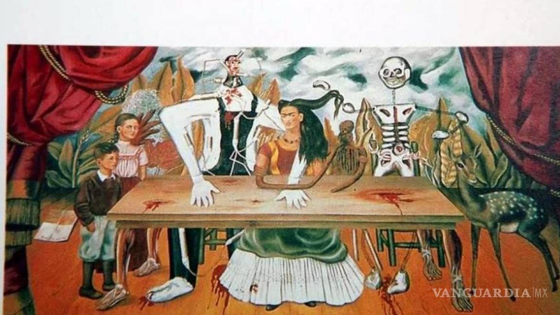 Nuevamente 'aparece' una versión de 'La mesa herida' de Frida Kahlo