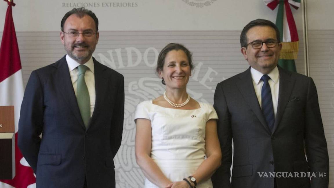 Destacan México y Canadá negociación trilateral de TLCAN